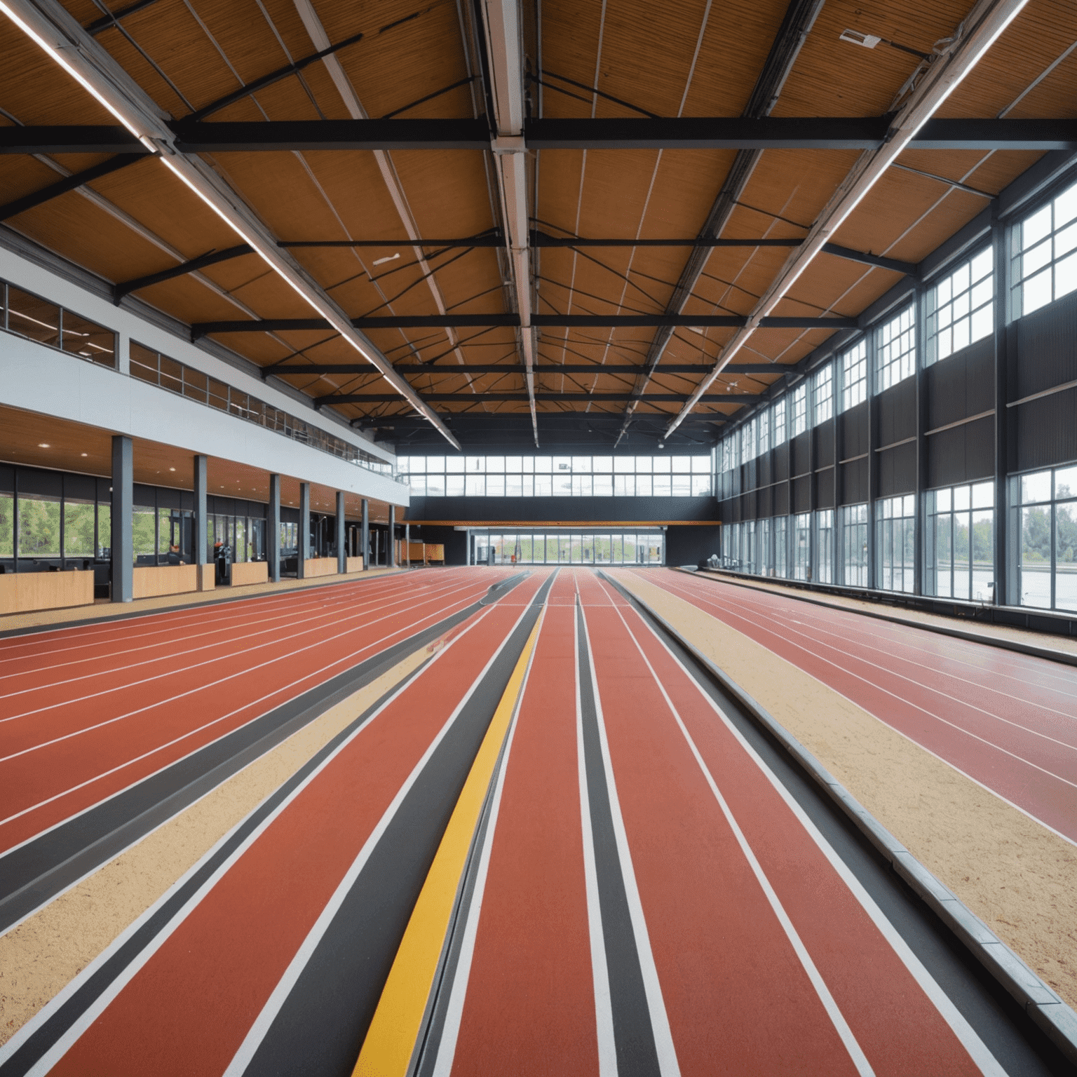 Binnenaanzicht van Kartcentrum Lelystad met zijn moderne faciliteiten en indoor baan